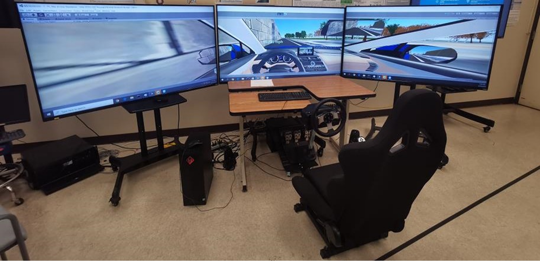 Game engine-based simulation for driver personalization studies